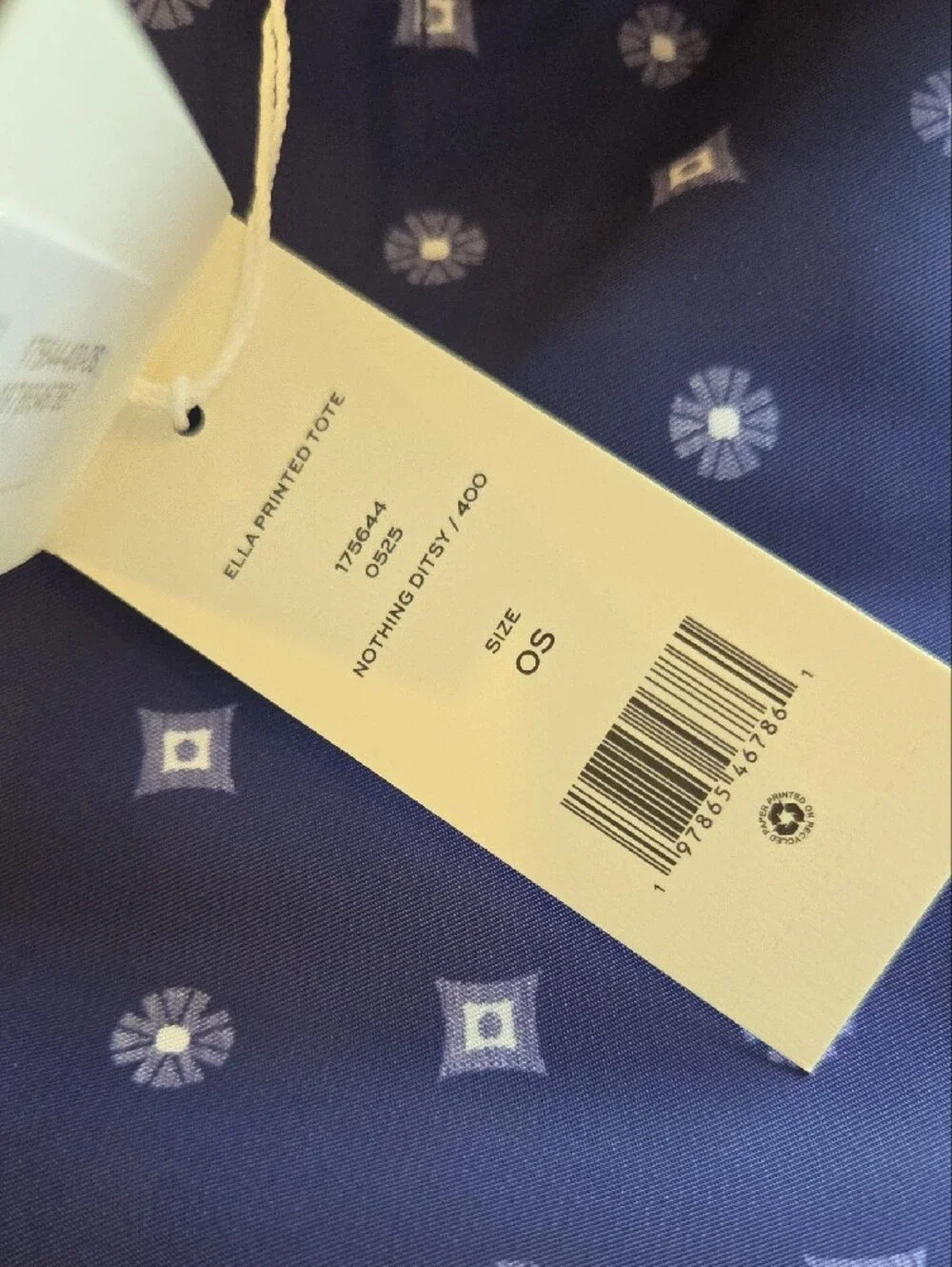 NWT Large Tory Burch Ella Logo Printed Tote